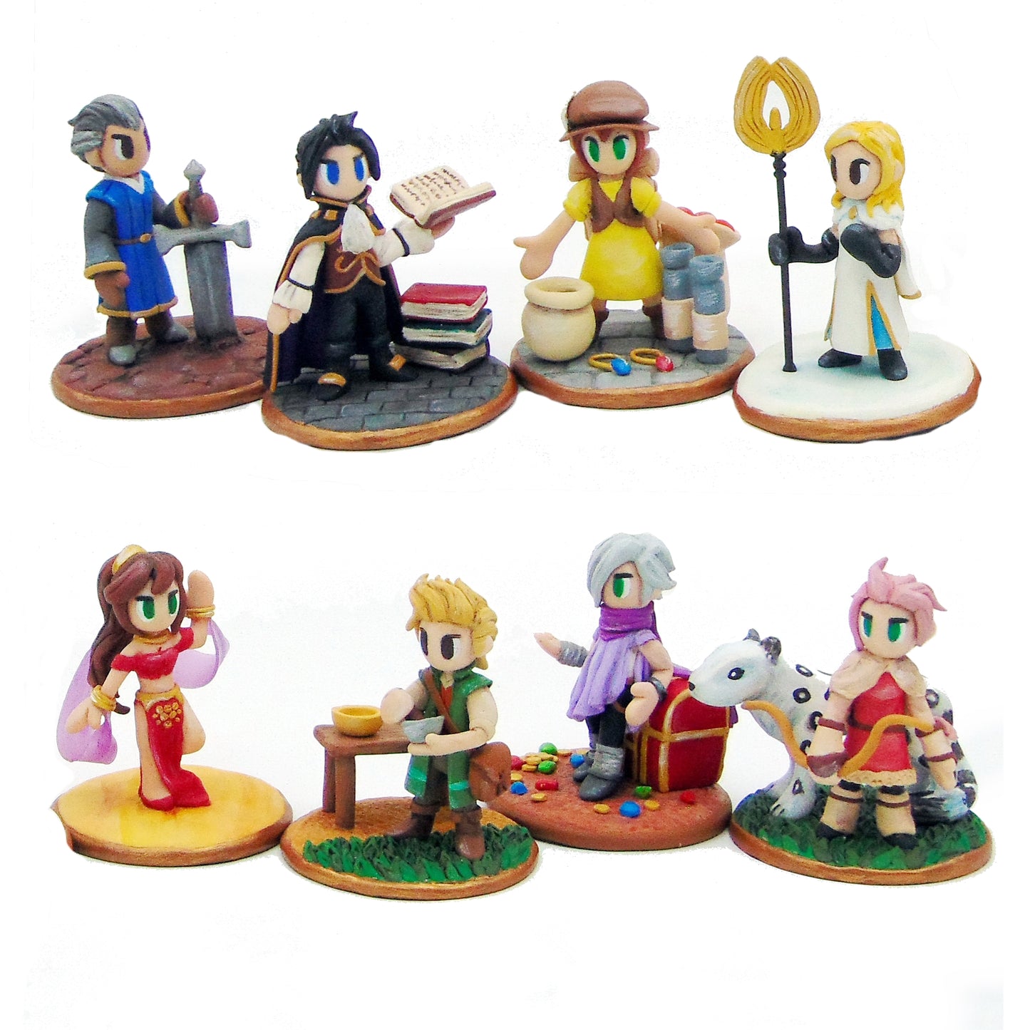 Octopath Traveler Inspired Character Figurine