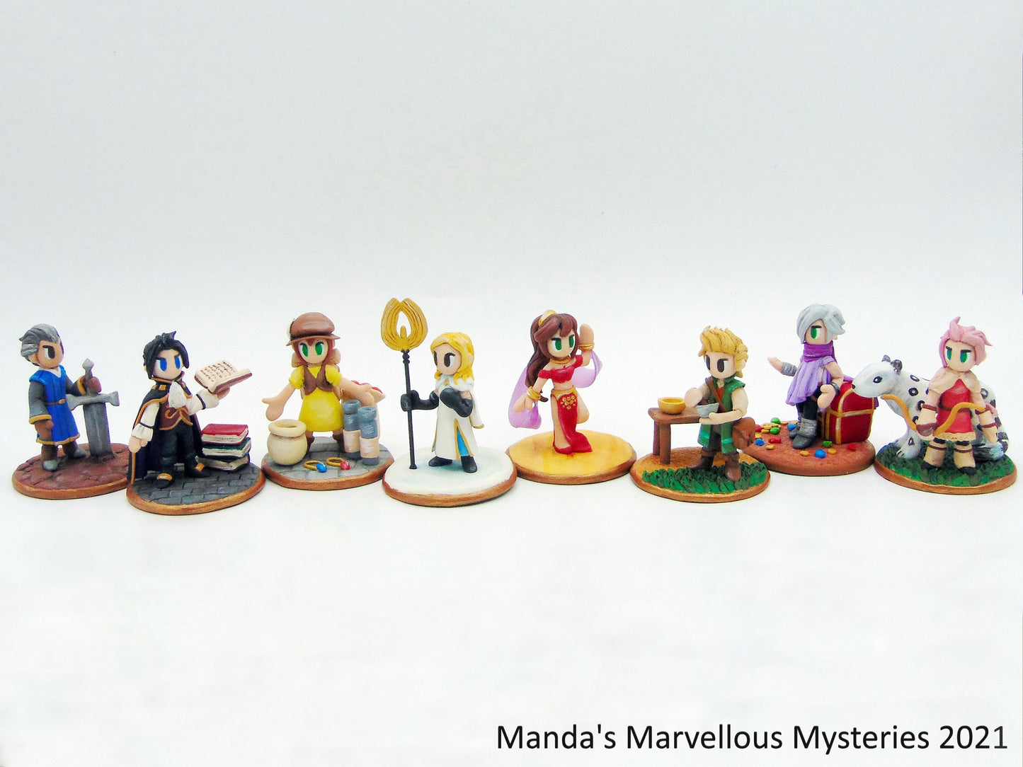 Octopath Traveler Inspired Character Figurine